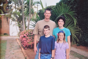 Our family upon arriving in Madagascar back in 2004.